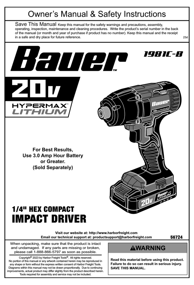 Bauer 1981C-B Assembly instructions