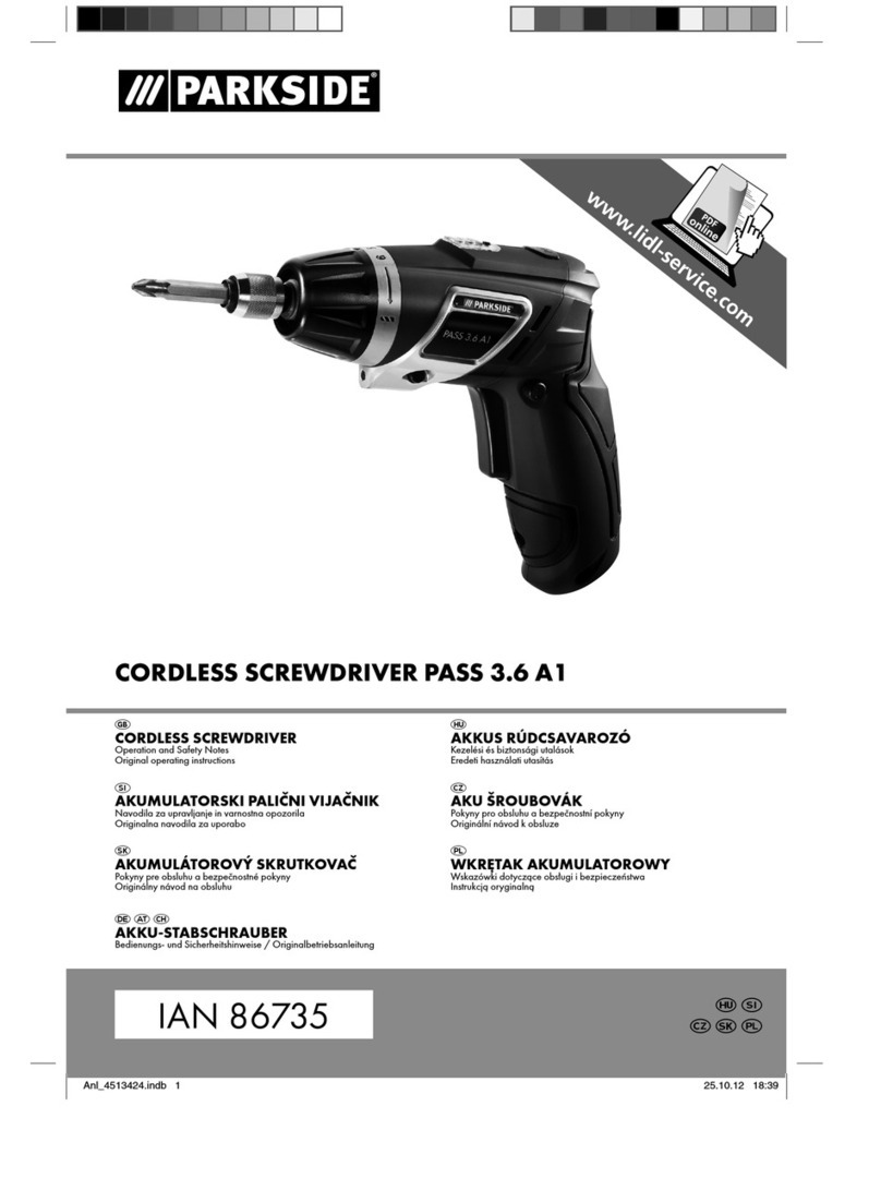 Parkside 86735 User manual