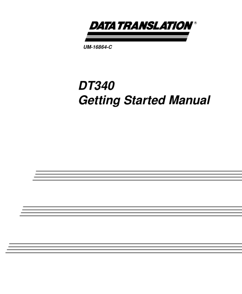 Data Translation DT340 Parts list manual