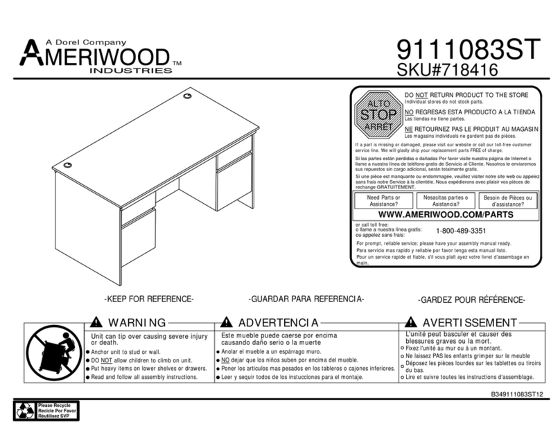 Dorel Ameriwood 9111083ST User manual