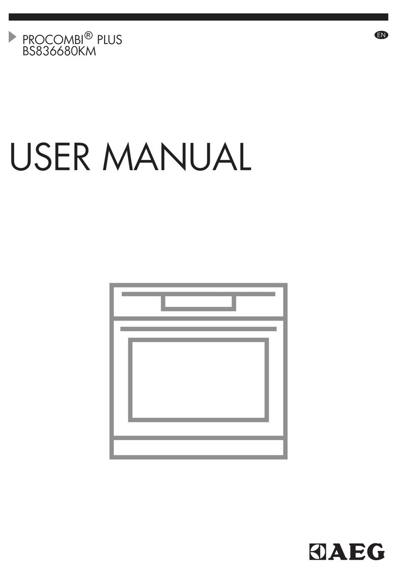 AEG PROCOMBI PLUS BS836680KM User manual