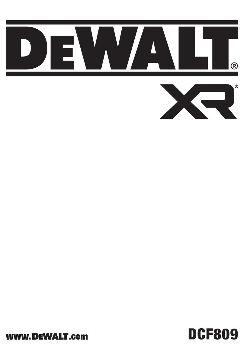 DeWalt DCF809 User manual