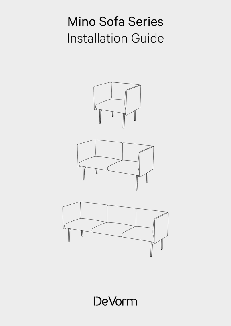 DeVorm Mino Sofa Series User manual