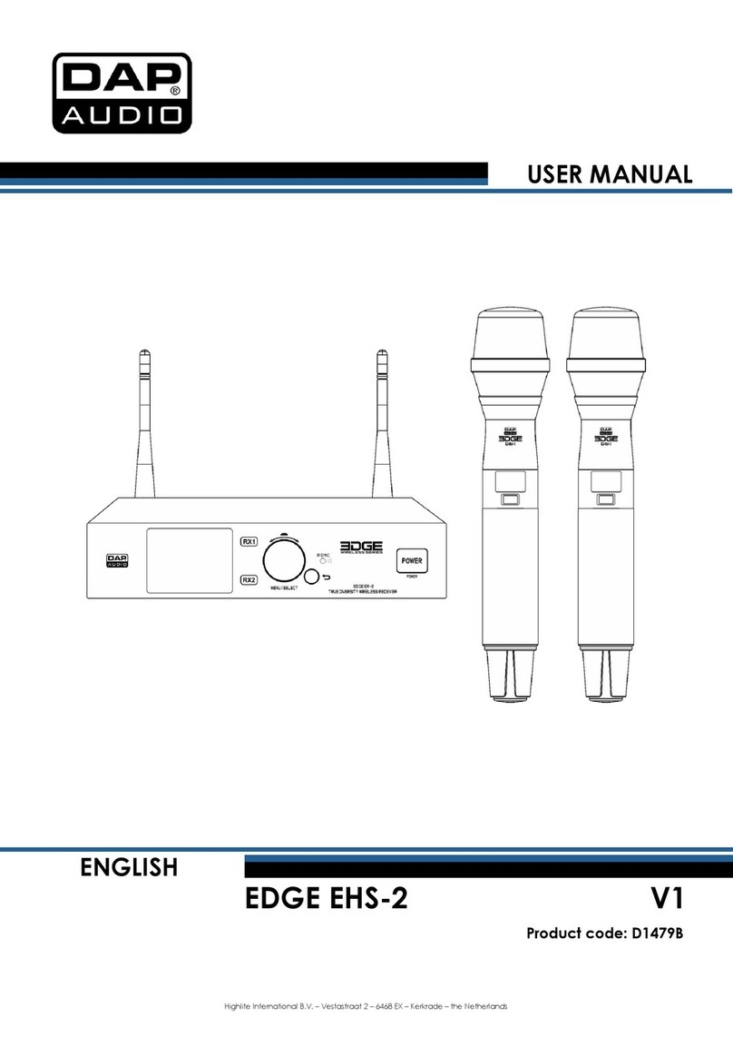 DAPAudio EDGE EHS-2 User manual
