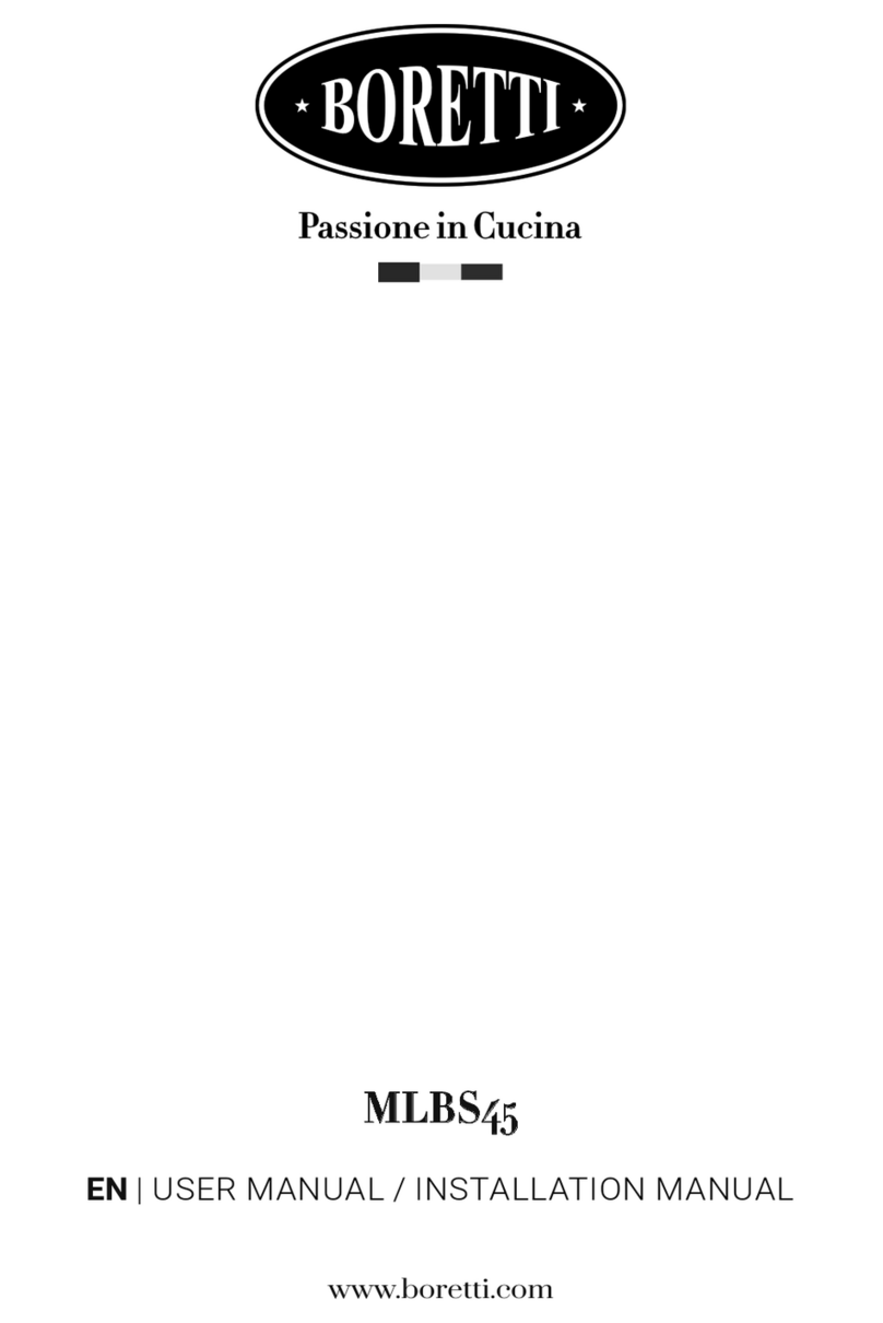 BORETTI MLBS45 User manual