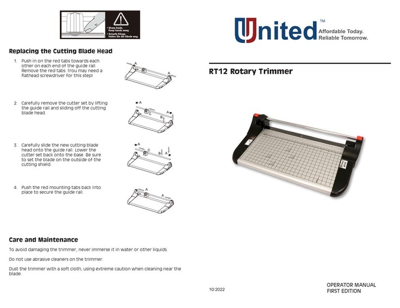 UNITED RT12 User manual