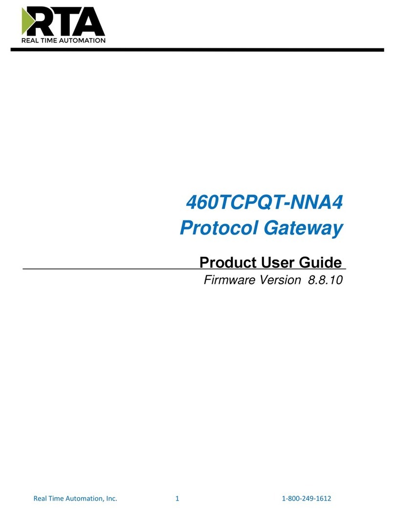 RTA 460TCPQT-NNA4 Specification sheet