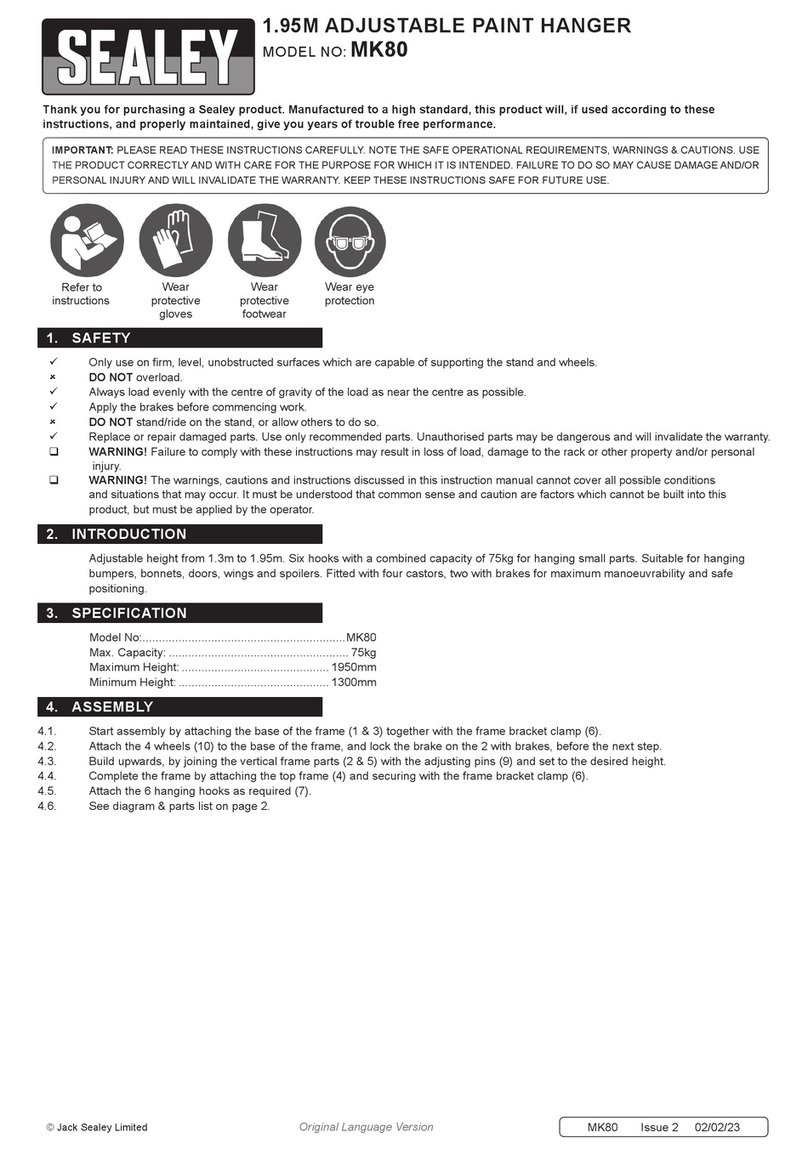 Sealey MK80 User manual