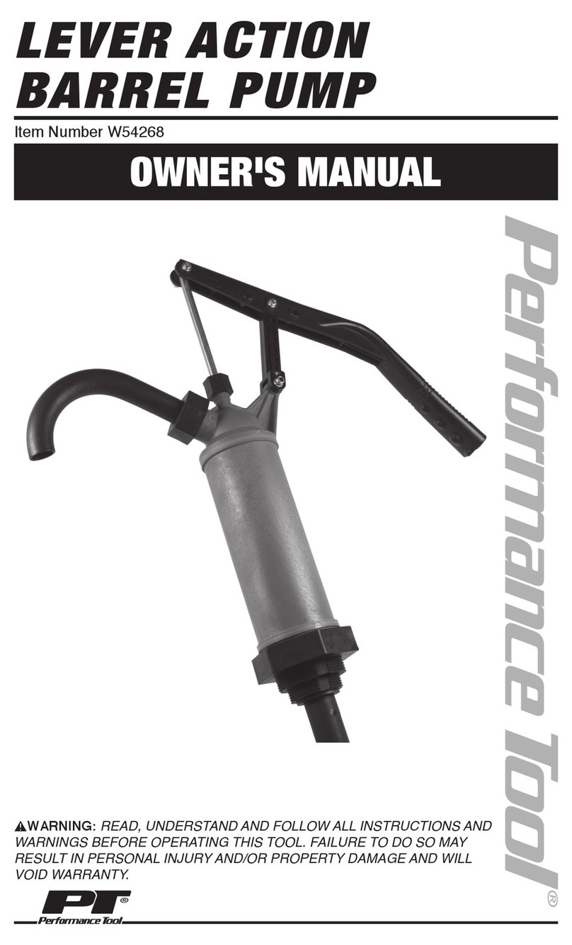 Performance Tool W54268 User manual