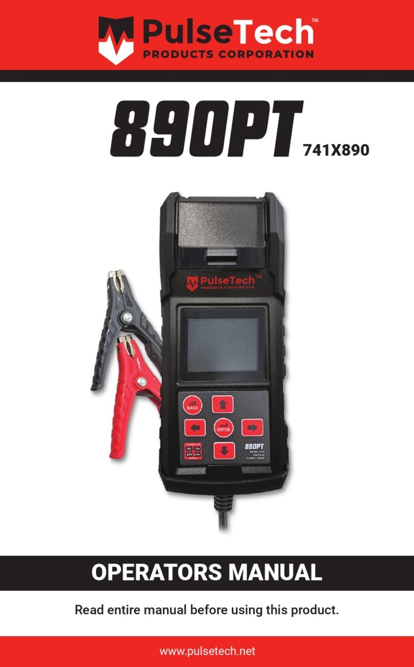 PulseTech 890PT User manual PulseTech 890PT User manual