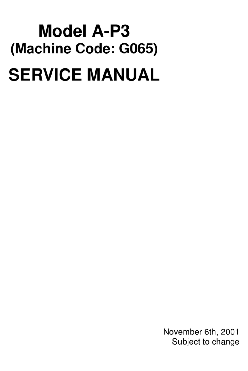 Ricoh A-P3 User manual