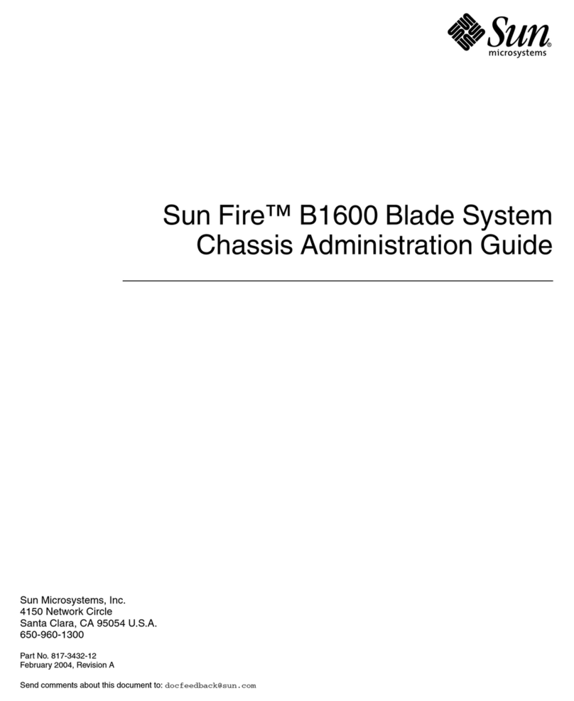 Sun Microsystems Sun Fire B1600 Administration Instruction Manual
