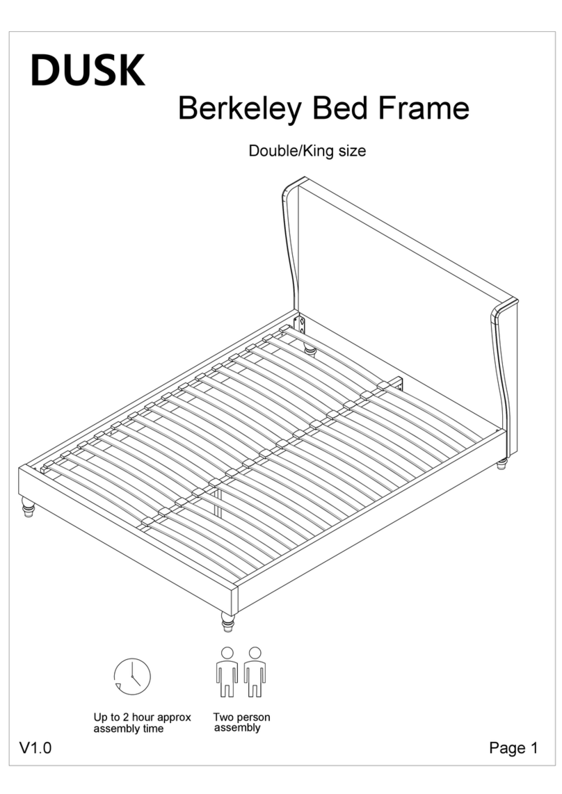 DUSK Berkeley Bed Frame User manual