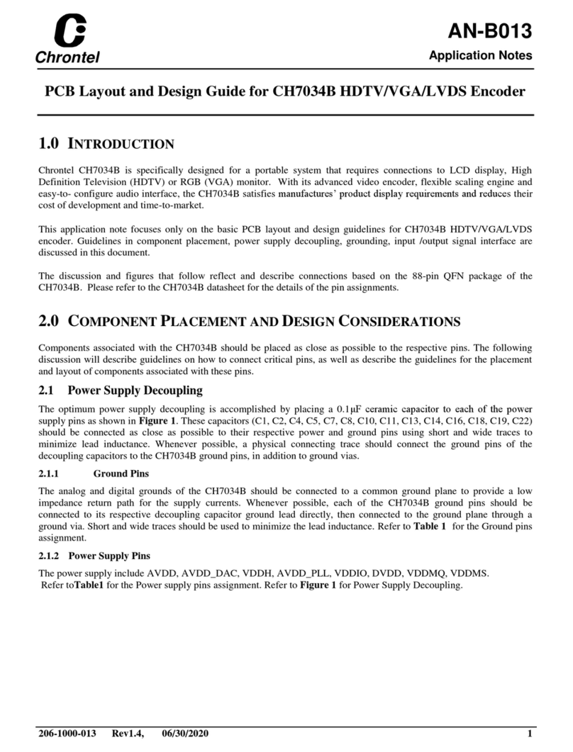 Chrontel CH7034B Supplement