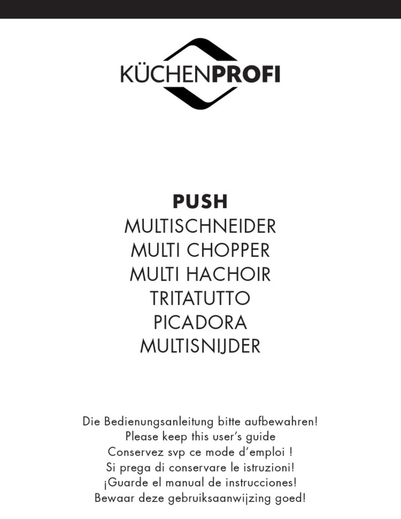 Küchenprofi PUSH User manual