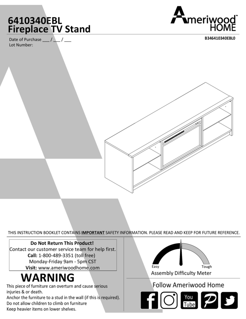 Ameriwood HOME 6410340EBL User manual