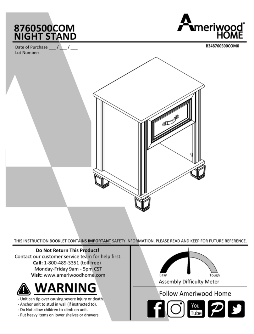 Ameriwood HOME 8760500COM User manual