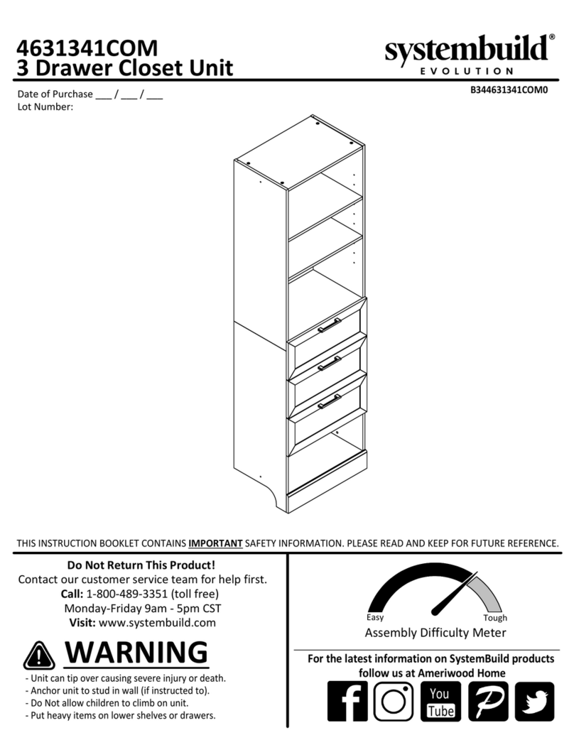 Systembuild Evolution 4631341COM User manual
