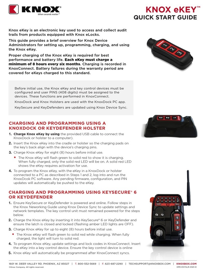 Knox eKEY User manual