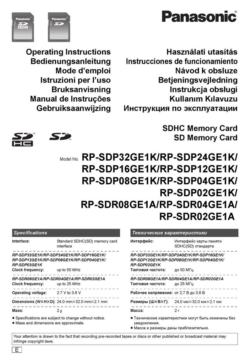 Panasonic RP-SDP24GE1K User manual