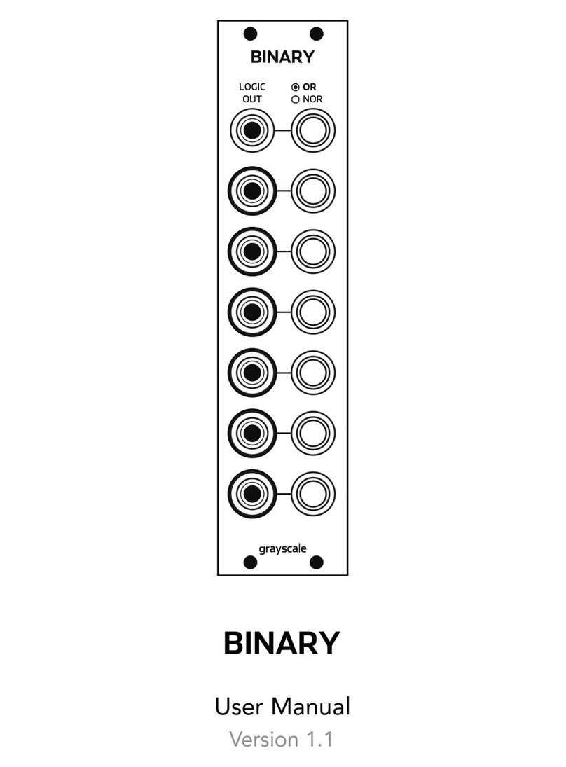 Grayscale BINARY User manual