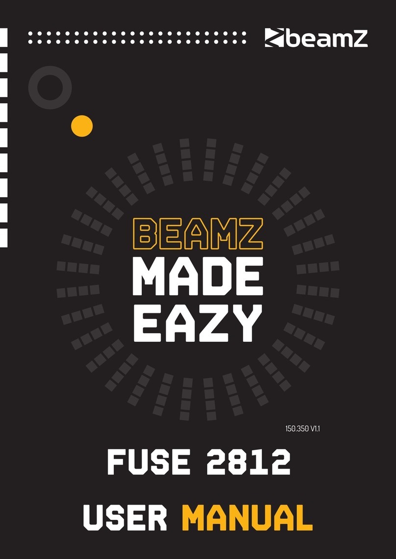 Beamz FUSE 2812 User manual