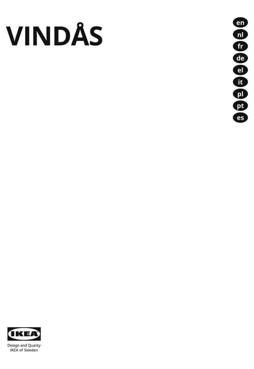 IKEA VINDÅS User manual