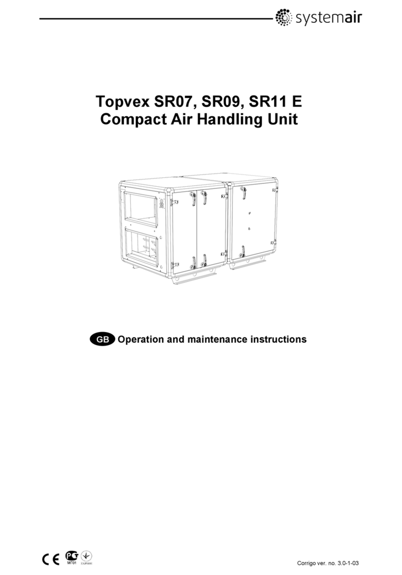 System air Topvex SR09 E Manual
