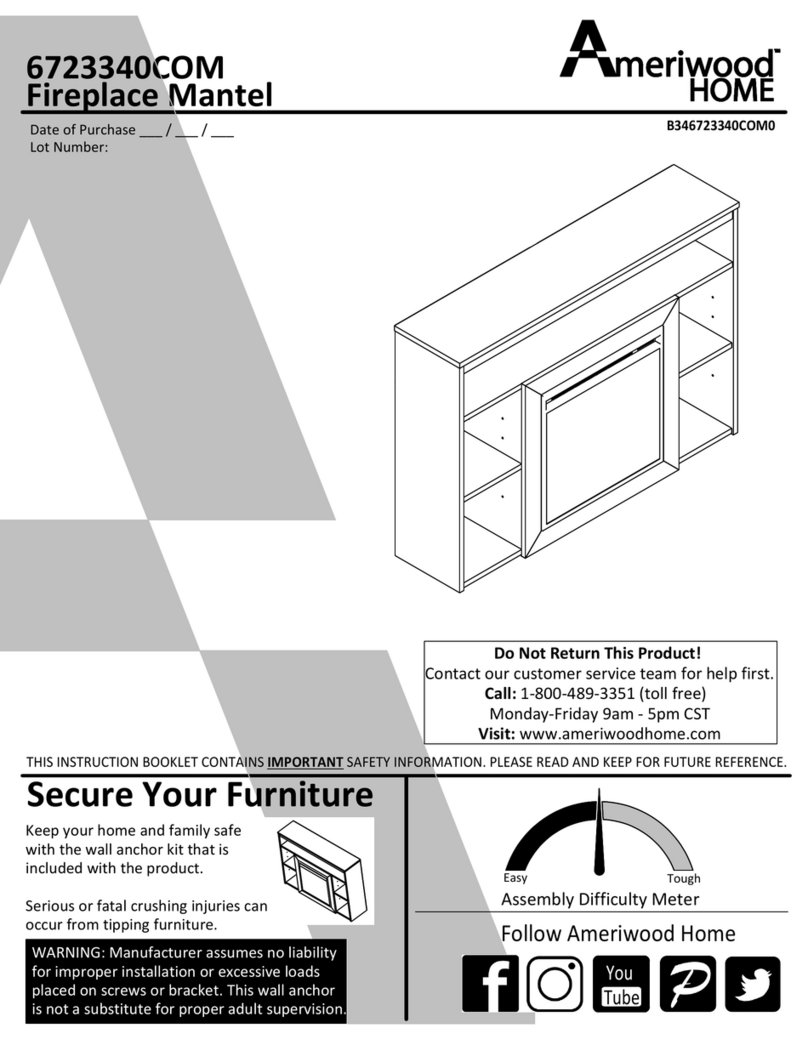 Ameriwood HOME 6723340COM User manual