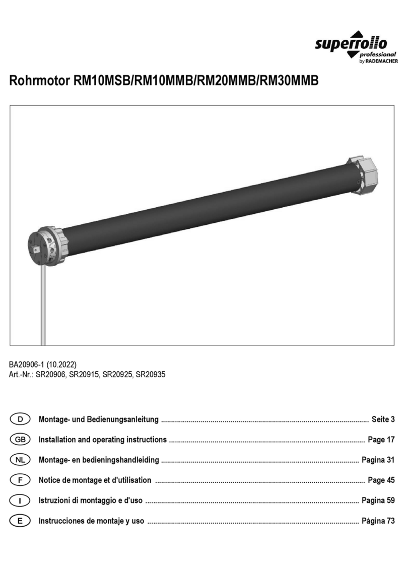 Superrollo RM10MSB User manual