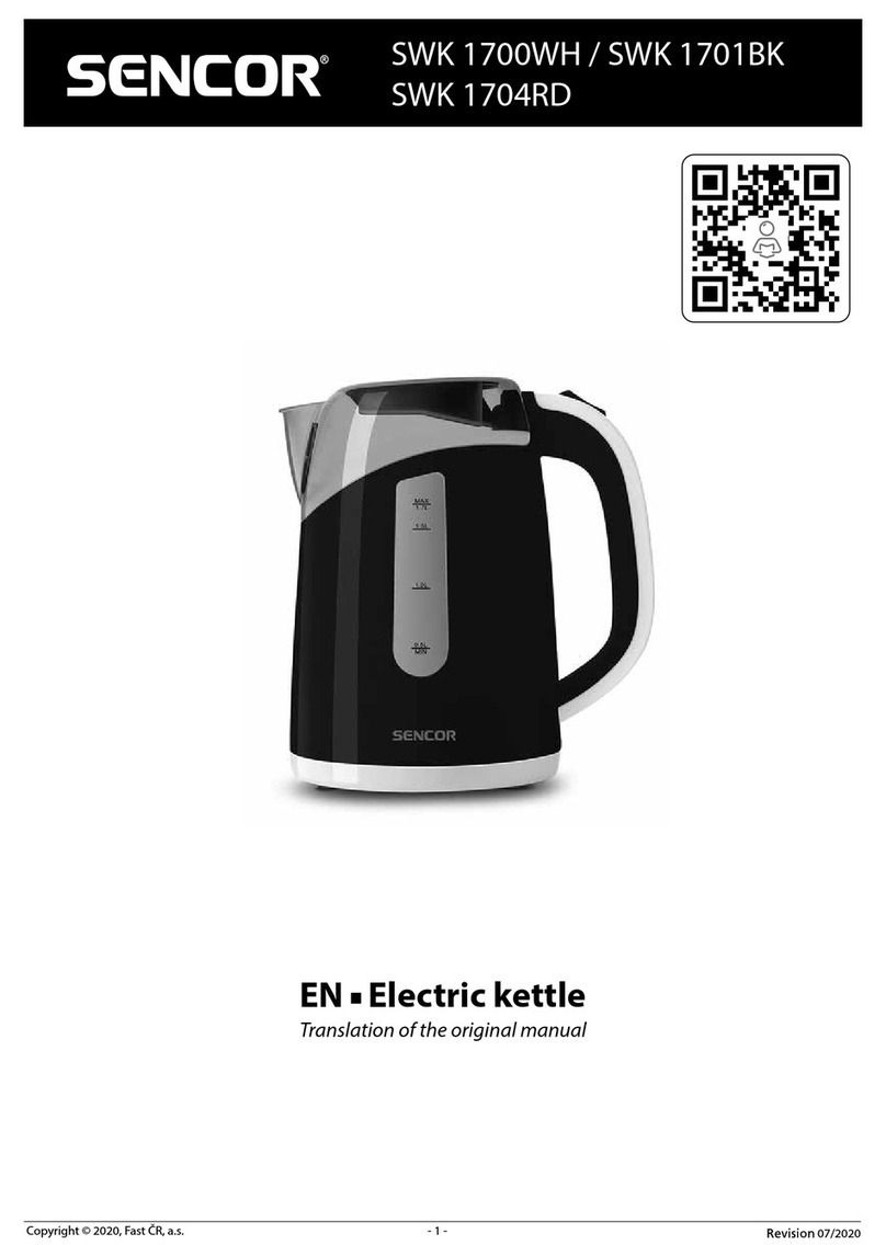 Sencor SWK 1700WH Repair manual