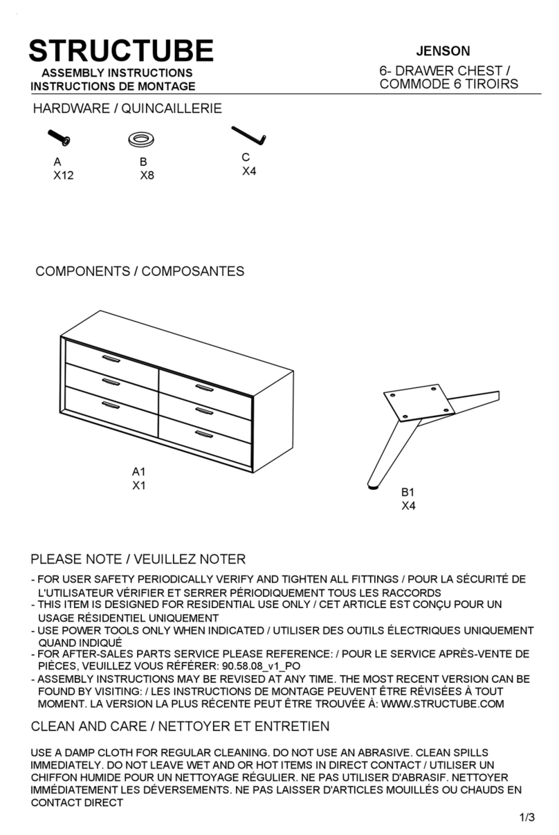 STRUCTUBE JENSON User manual