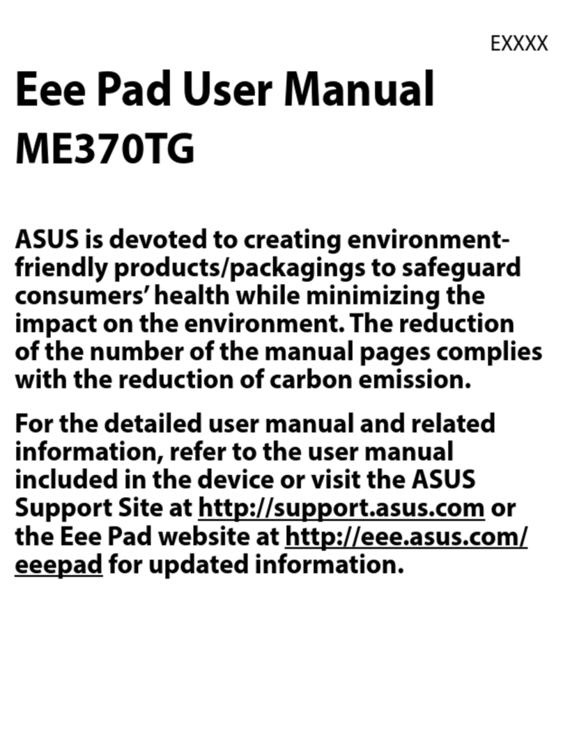 Asus ME370TG User manual