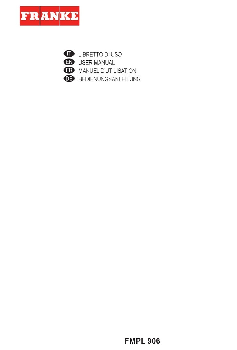 Franke FMPL 906 User manual