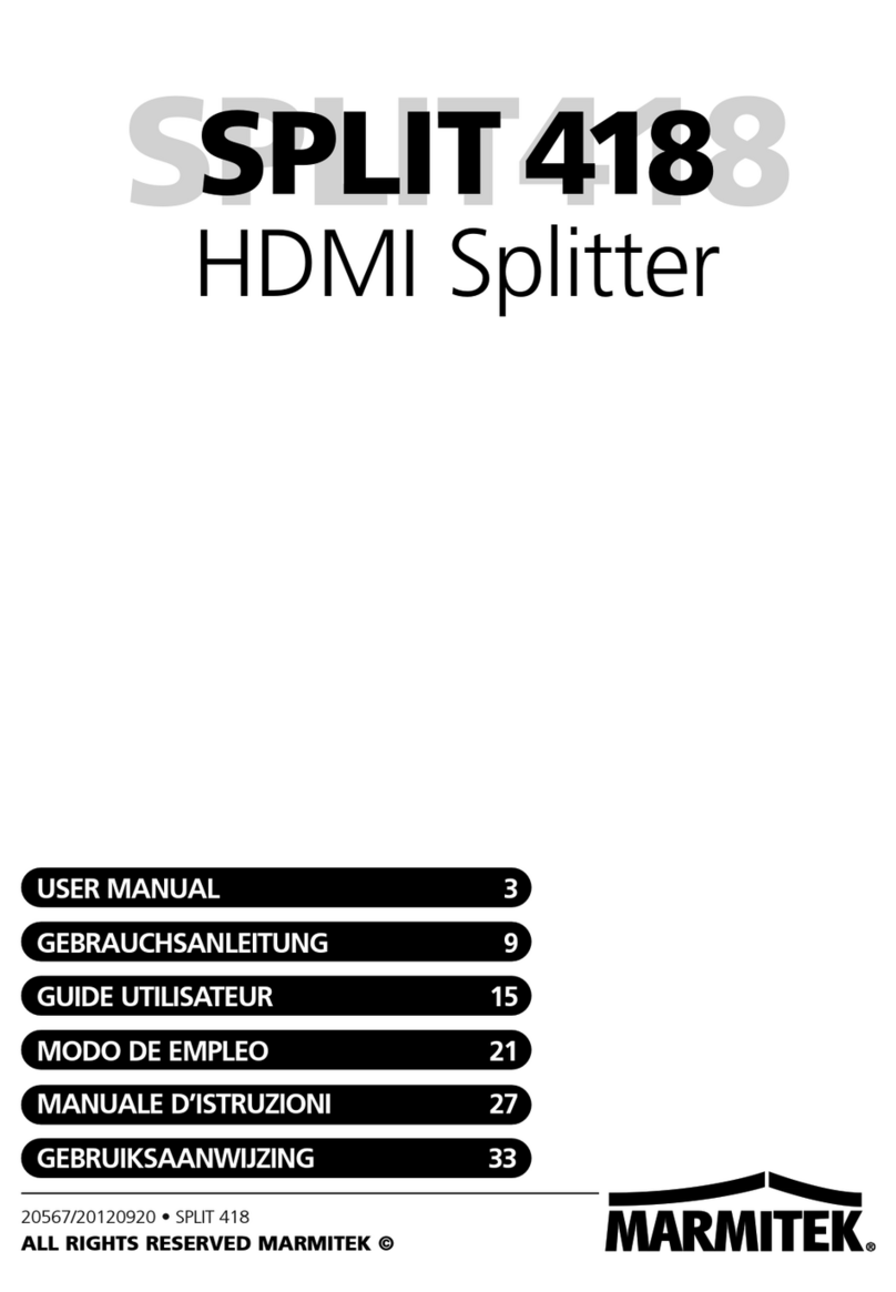 Marmitek SPLIT 418 User manual