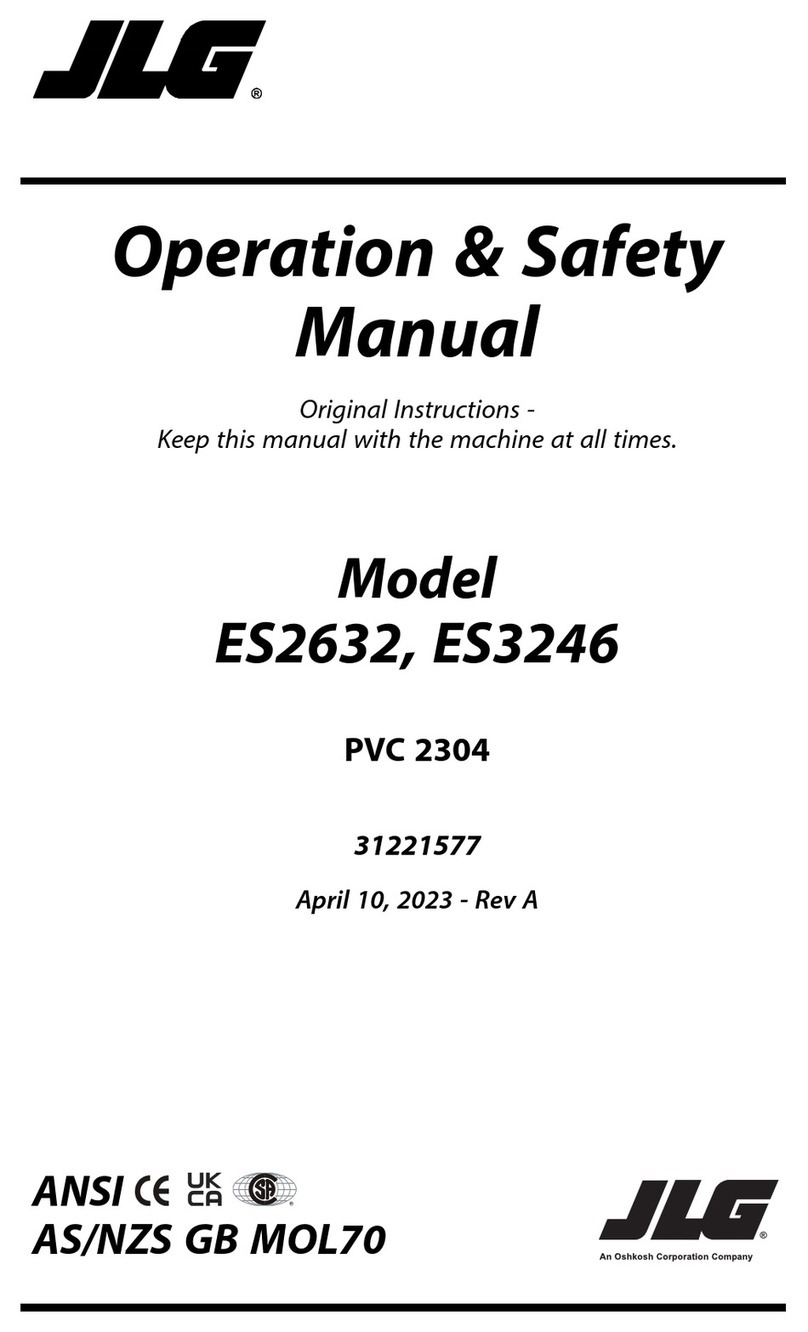 JLG ES2632 Operation & safety manual