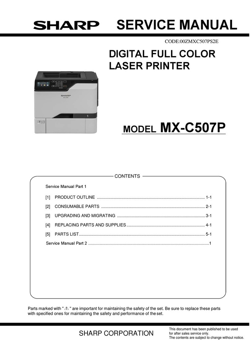 Sharp MX-C507P User manual