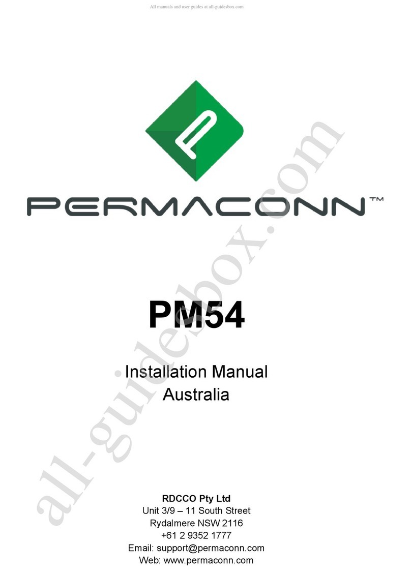 Permaconn PM35 User manual Permaconn PM35 User manual