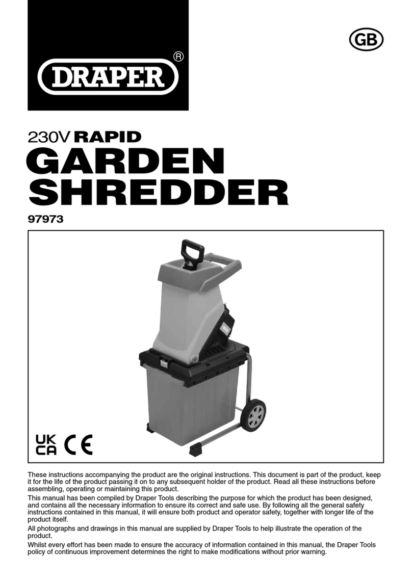 Draper Rapid GRS2500D User manual