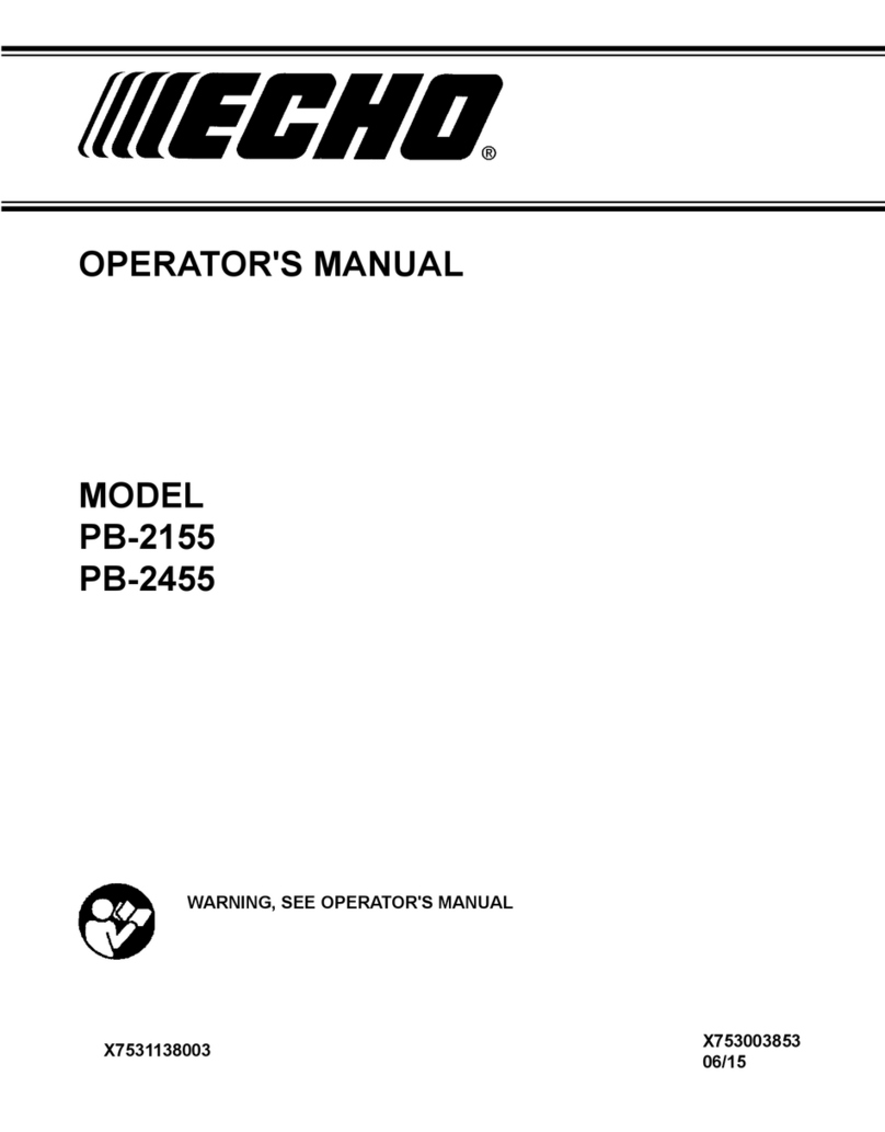 Echo PB-2155 User manual