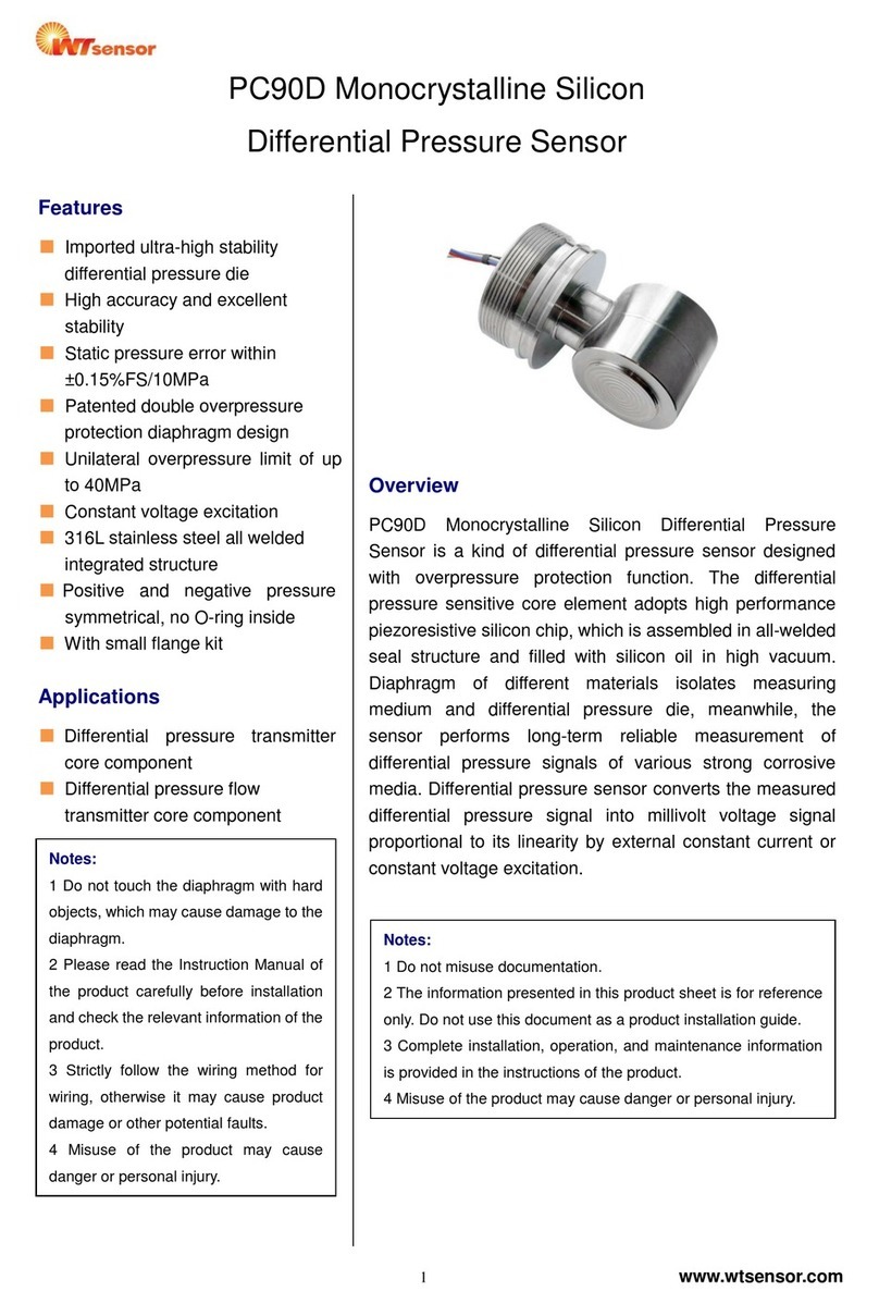 WT sensor PC90D User manual