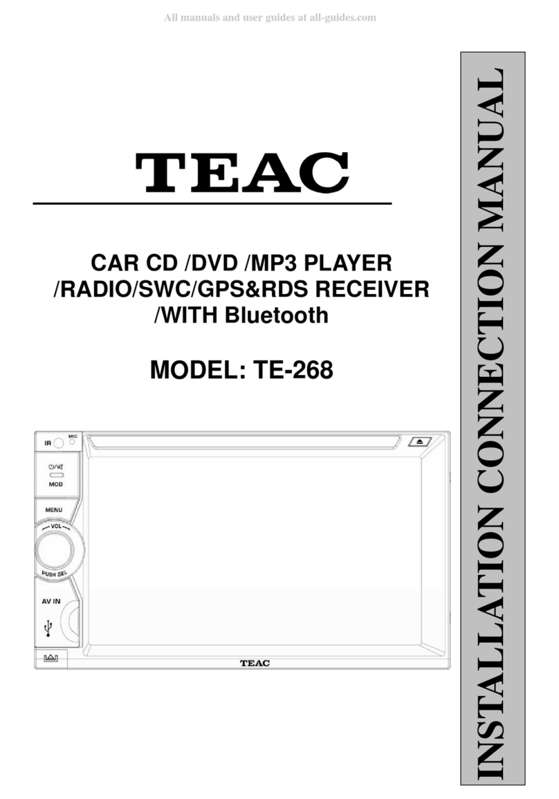 Teac TE-268 User manual
