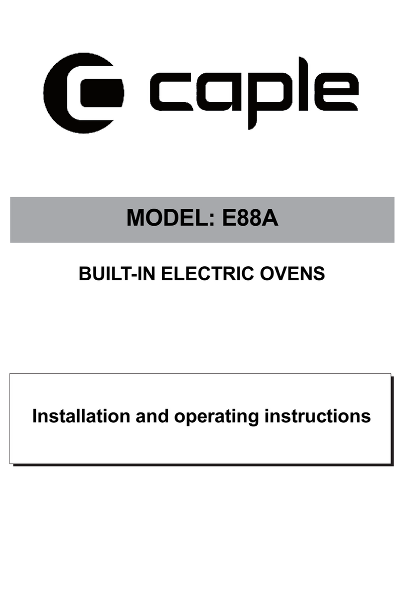 Caple E88A User manual
