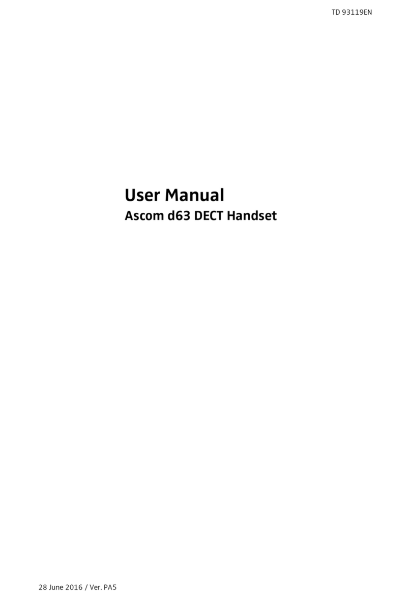 ASCOM d63 User manual