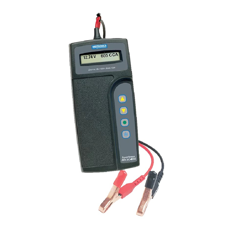 Midtronics PowerSensor MICRO 400 User manual