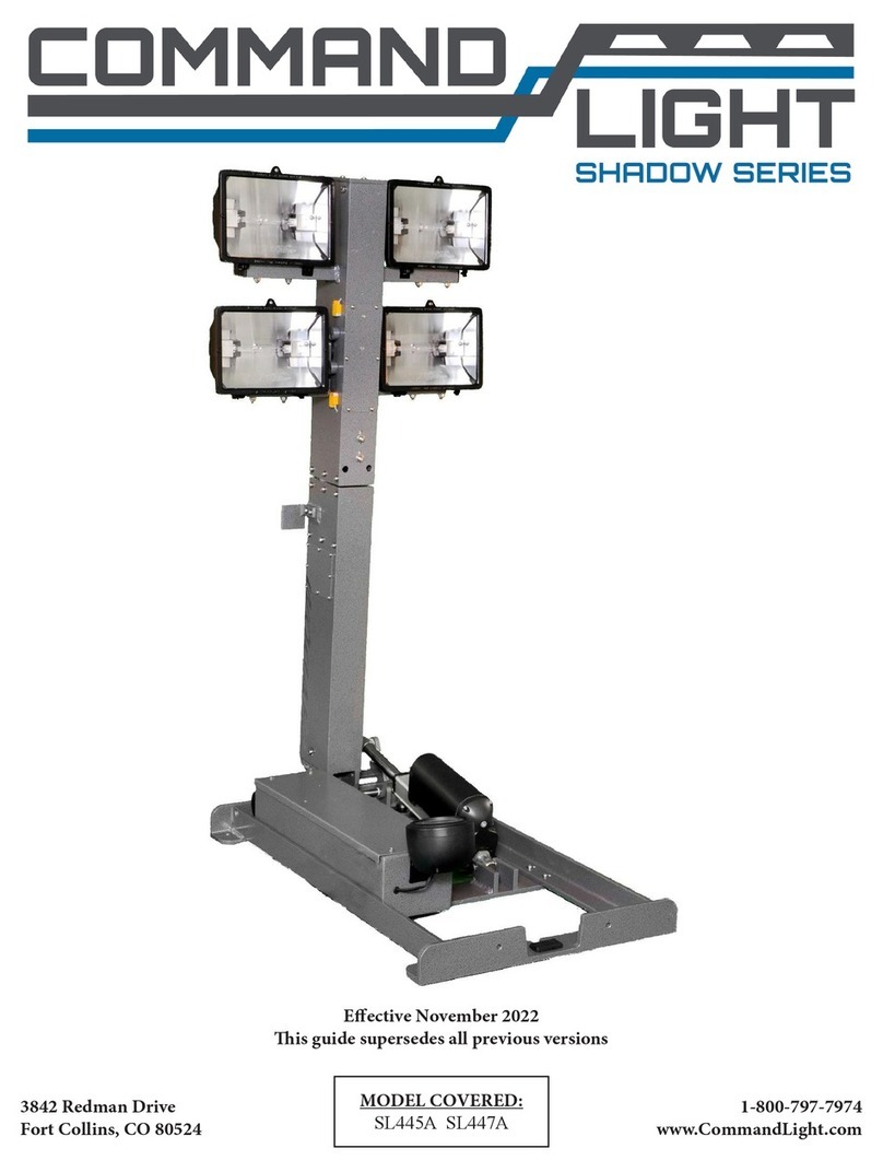 Command Light SL445A User manual