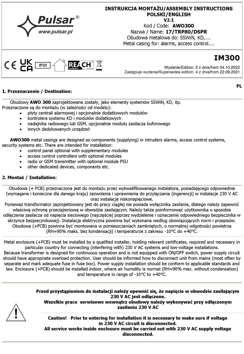Pulsar 17/TRP80/DSPR Assembly instructions