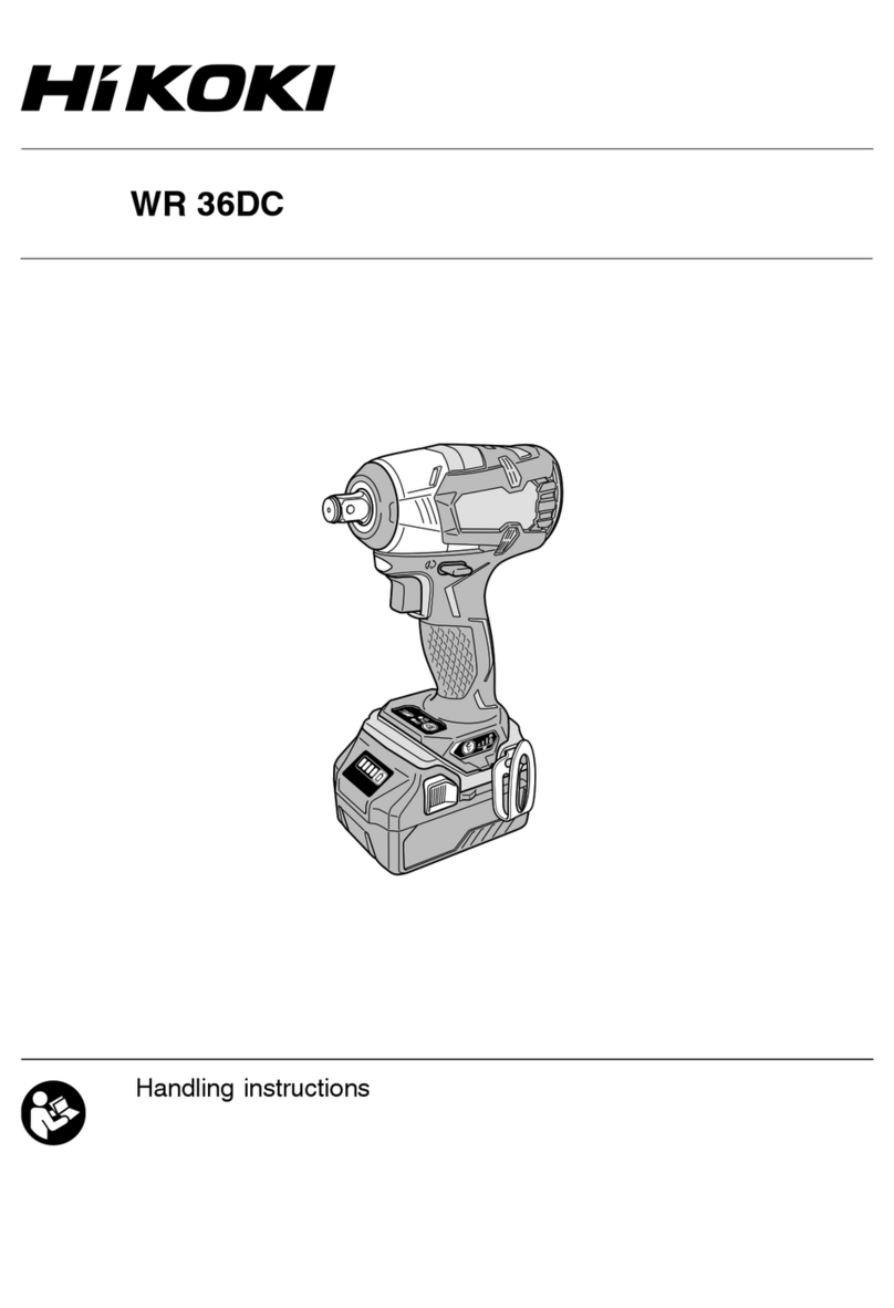 HIKOKI WR 36DC User manual