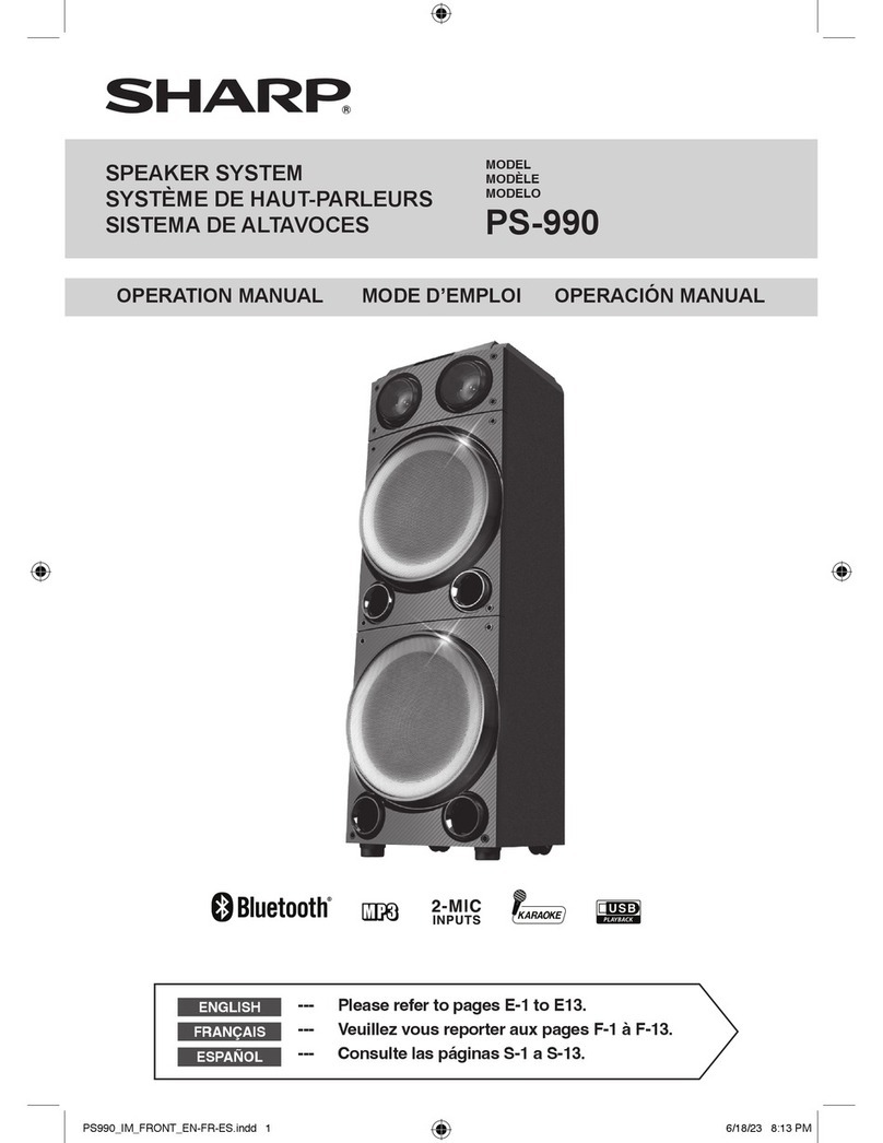 Sharp PS-990 User manual