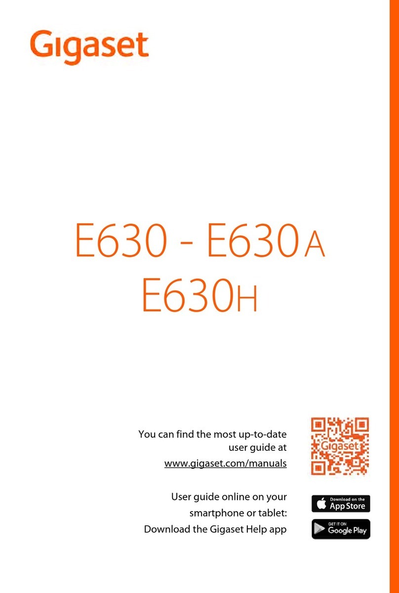 Gigaset E630 A User manual